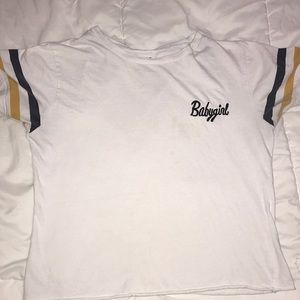 White “Babygirl” T-shirt
